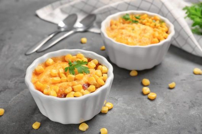 Air-Fried Sweet Corn Custard